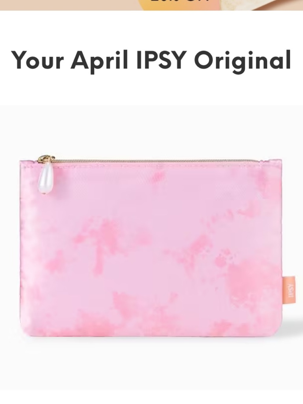 Pink Tie-Dye Cosmetic w/2 free products